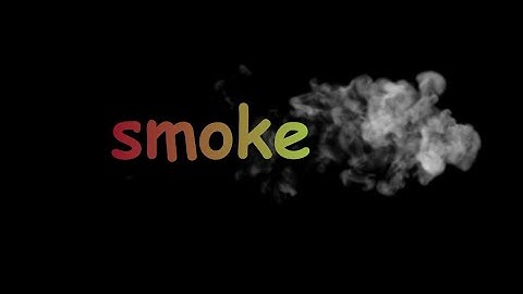 Wondershare Filmora Smoke Intro Templete:  Cool and Easy Video Opening