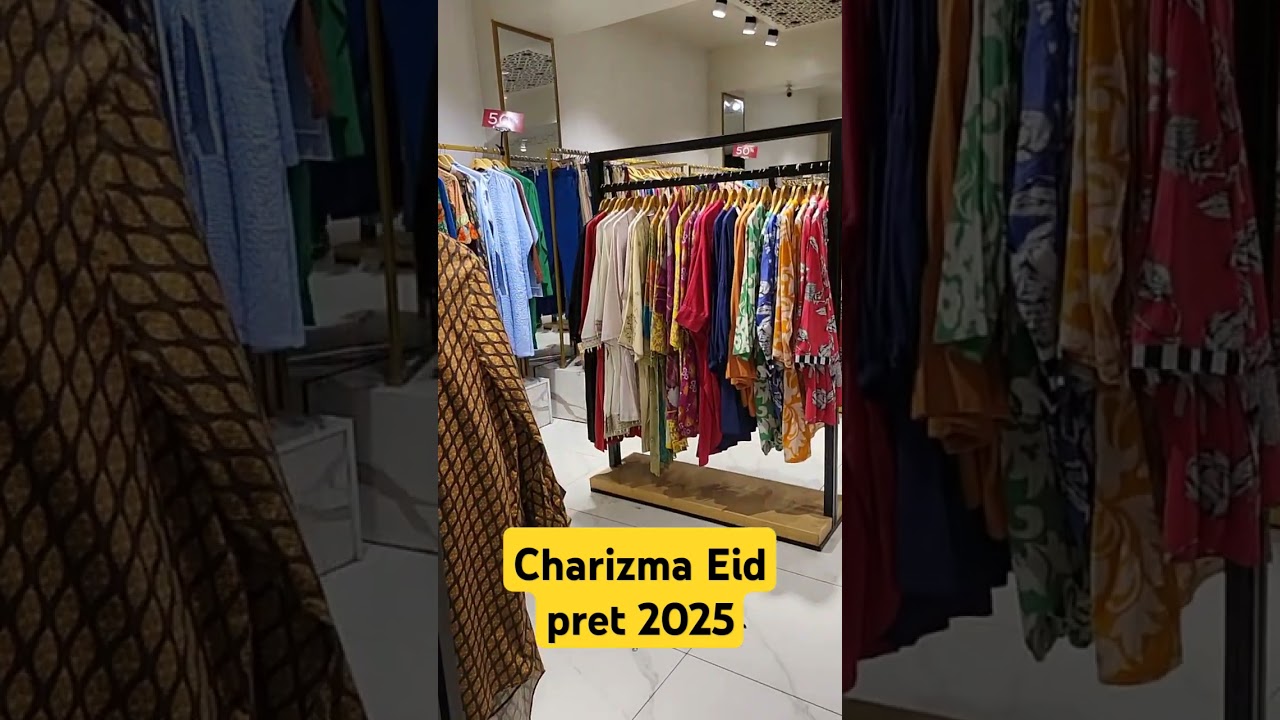 charizma eid collection flat 50% off available know in store and online || New Eid pret 