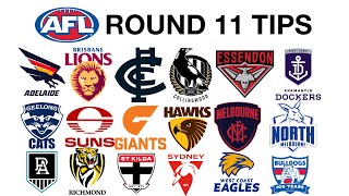 Round 11 AFL Tips 2025 | + Margin Comp