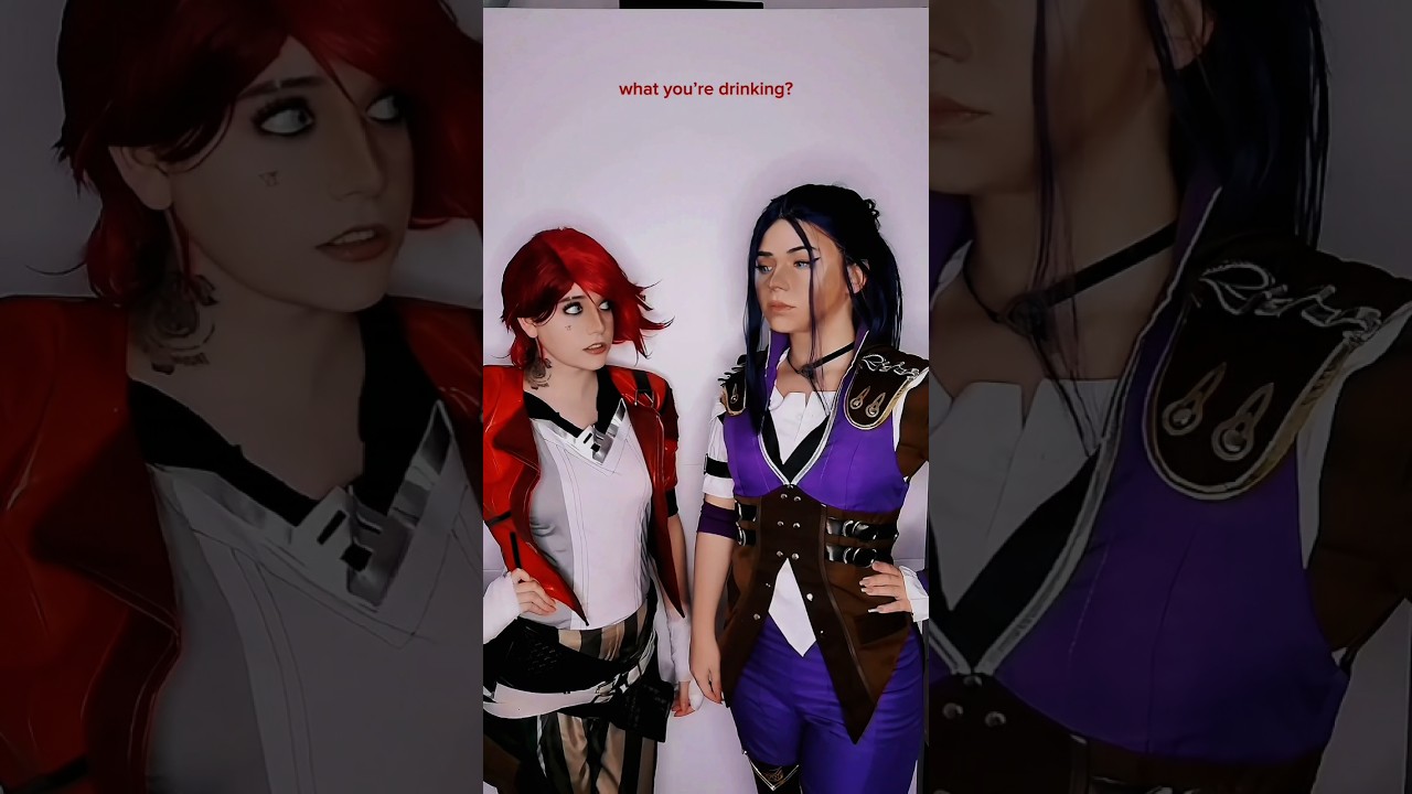Straight? | Vi & Caitlyn Kiramman@nikkihatsunecosplayArcane #cosplay