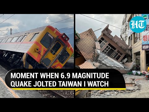 Taiwan: Building collapses, trains tremble as powerful 6.9 quake hits Island nation I Watch