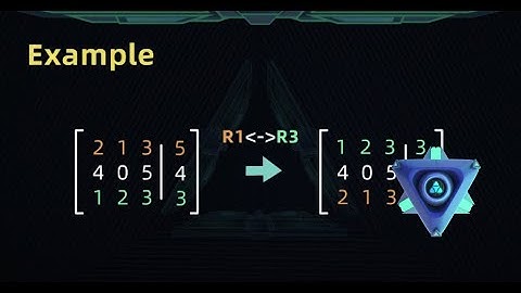 Elementary Row Operations: Gaussian Elimination and RREF | Linear Algebra Lumist