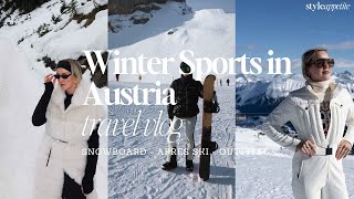 Austria Winter Sports VLOG - Snowboarding, Winter outfits & most beautiful views of Ifen