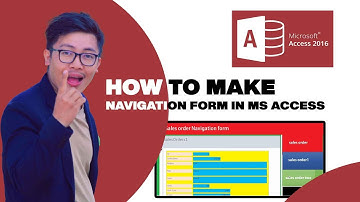 Make Navigation Form in  Ms Access 2016 || Msaccess database