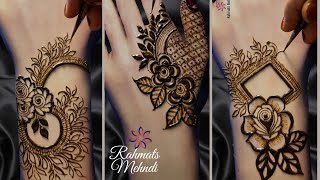 Top 3 stylish back hand mehndi design | easy & simple mehndi design | mehandi design | mehndi.