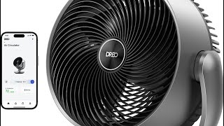 Dreo Smart Fans for Home Bedroom, 11 Inch, Air Circulator Fan