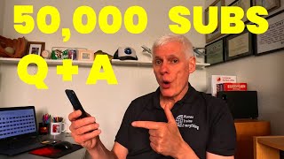 Q&A to celebrate 50k milestone. Life as a Youtuber and some useful tips.