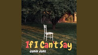 If I Can't Say