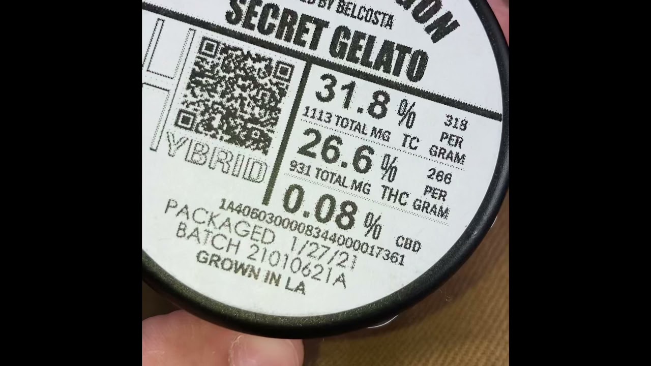 Weed review Green Dragon Secret Gelato Strain