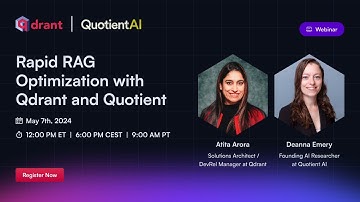 Rapid RAG Optimization with Qdrant and Quotient