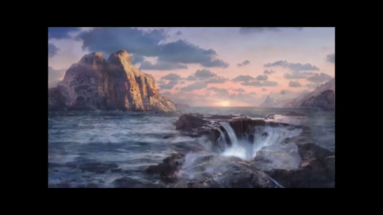 Matte painting animation - YouTube