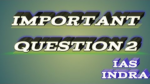 Important question 2