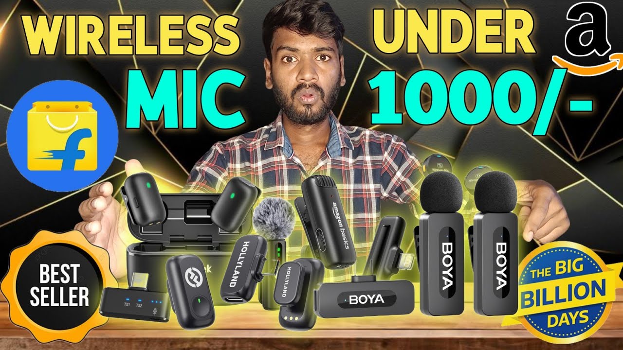 Best Mic For Youtube Videos 2025 | Best Wireless mic under 1000🔥