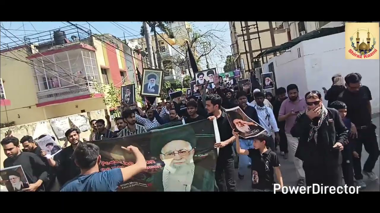 Labbaik Khamenei, Protest March Husaini Masjid Zohra Bagh to AMU Circle. 01/03/2026
