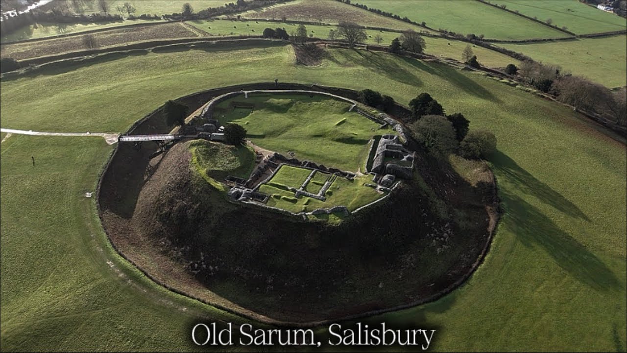 Old Sarum, Salisbury #dronefootage #salisbury 