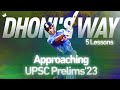 5 Dhoni-inspired Tips for Staying Cool &amp; Conquering UPSC Prelims 2023🏏🎓 (Check Description)