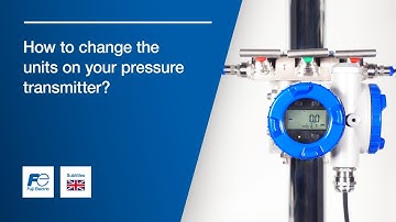 Tutorial differential pressure transmitter FCX AIV-V6: How to Change the Units?
