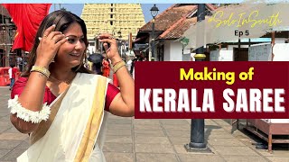 Balaramapuram - Where Kerala Sarees Are Made Kasavu Saree Handlooms Of Kerala Trivandrum Vlog