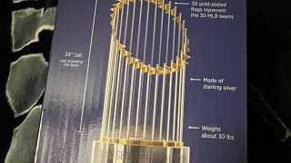 My World Series Trophy Replica giveaway 04/10/24!