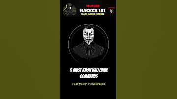 5 Must Know Kali Linux Commands #shorts #nmap