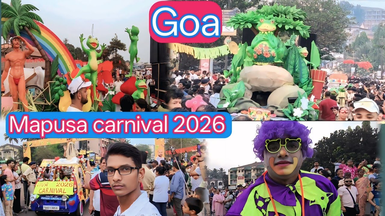 Mapusa carnival 2026 in Goa | viva carnival festival dance vlog video 