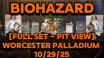 Biohazard live - [Full set - HD] - Worcester Palladium - Worcester, MA - 10/29/25