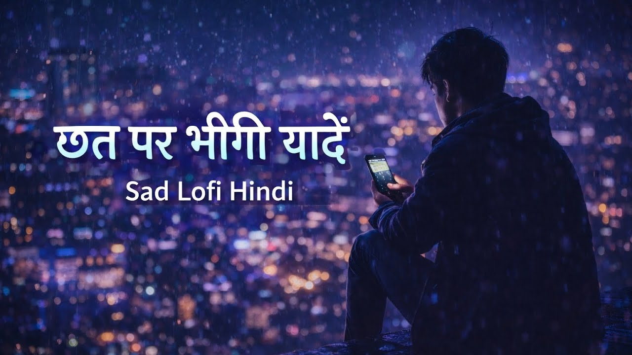 छत पर भीगी यादें | Hindi sad lofi #SadLofi#HindiSadSong#EmotionalSong#BrokenHeart#LofiHindi