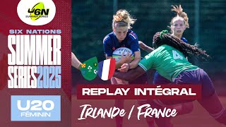 [EN DIRECT] Six Nations Women's Summer Series U20 2025  - Irlande/France