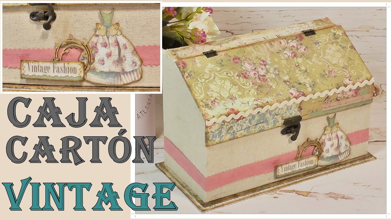 Сделай сам Как сделать ВИНТАЖНУЮ / КАРТОННУЮ КОРОБКУ ДЛЯ НАЧИНАЮЩИХ