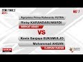 Semifinals   md1  agripinna  ricky berkat abadi vs kevin  ahsan djarum kudus