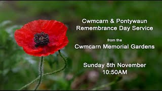 Cwmcarn & Pontywaun Remembrance Day Service 8/11/2020