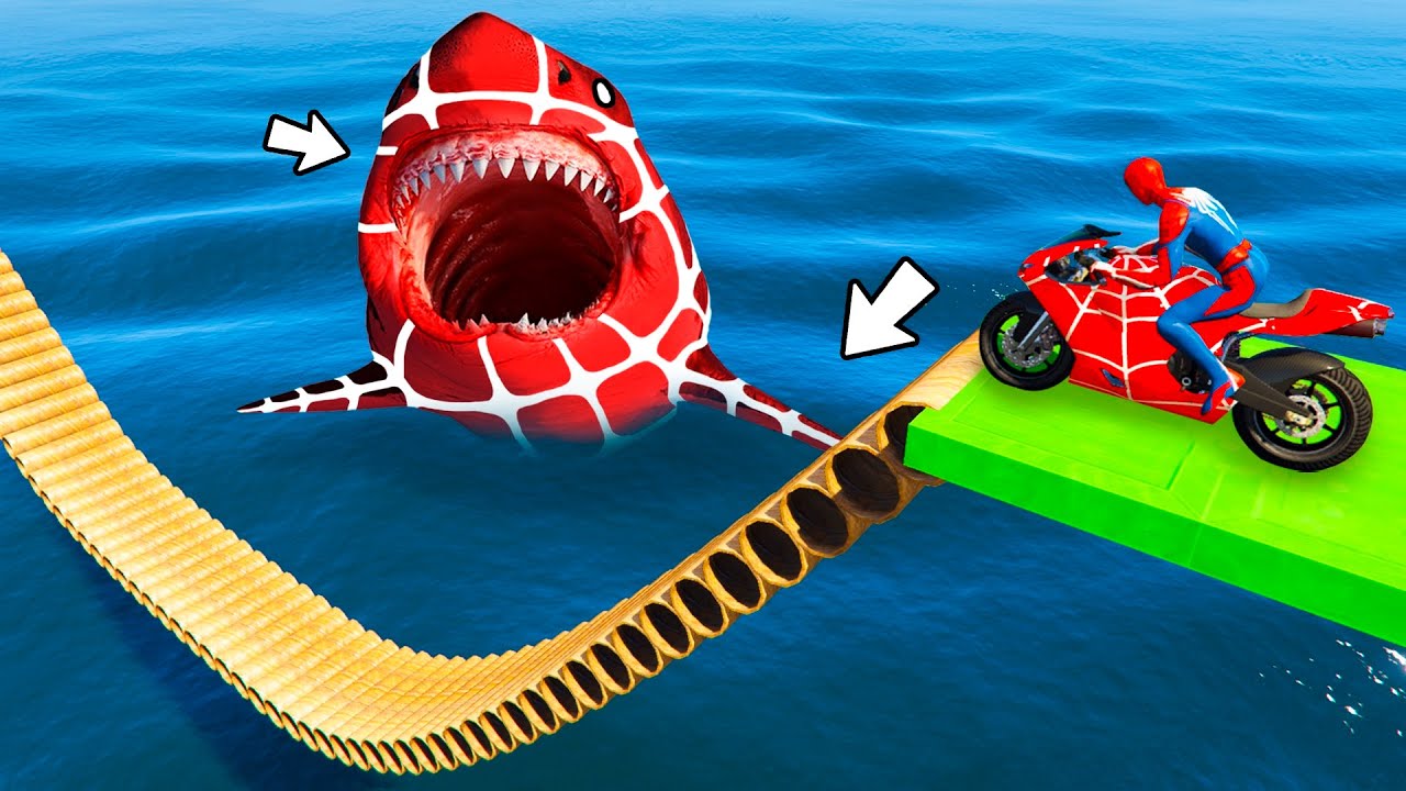 SPIDER-MAN against TUNG TUNG TUNG SAHUR on Motorcycle in RAINBOW SPIDERS BRIDGE | GTA MULTIVERSE