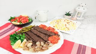 كباب مشوي بالفرن بطريقة سهلة و الطعم خيالي من اكلات مع ثريا/Meat Kebab