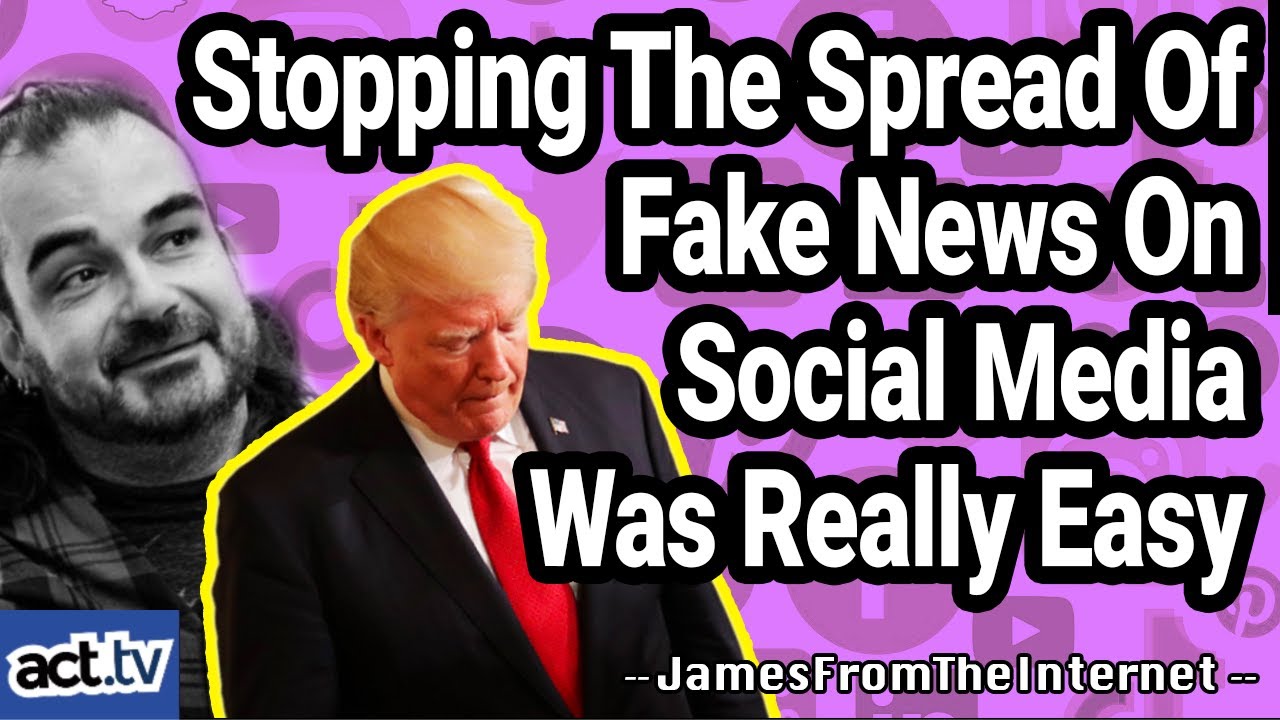 Stopping The Spread Of Fake News On Social Media Was Really Easy - YouTube