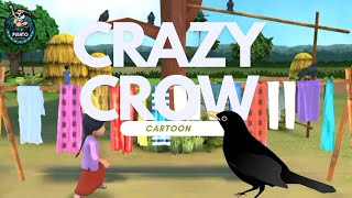 Crazy Crow Cartoon Pushtocartoon New 2024