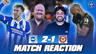 Download Lagu Happy Returns For Hinshelwood As He Stings The Bees | Brighton 2-1 Brentford | MATCH REACTION MP3