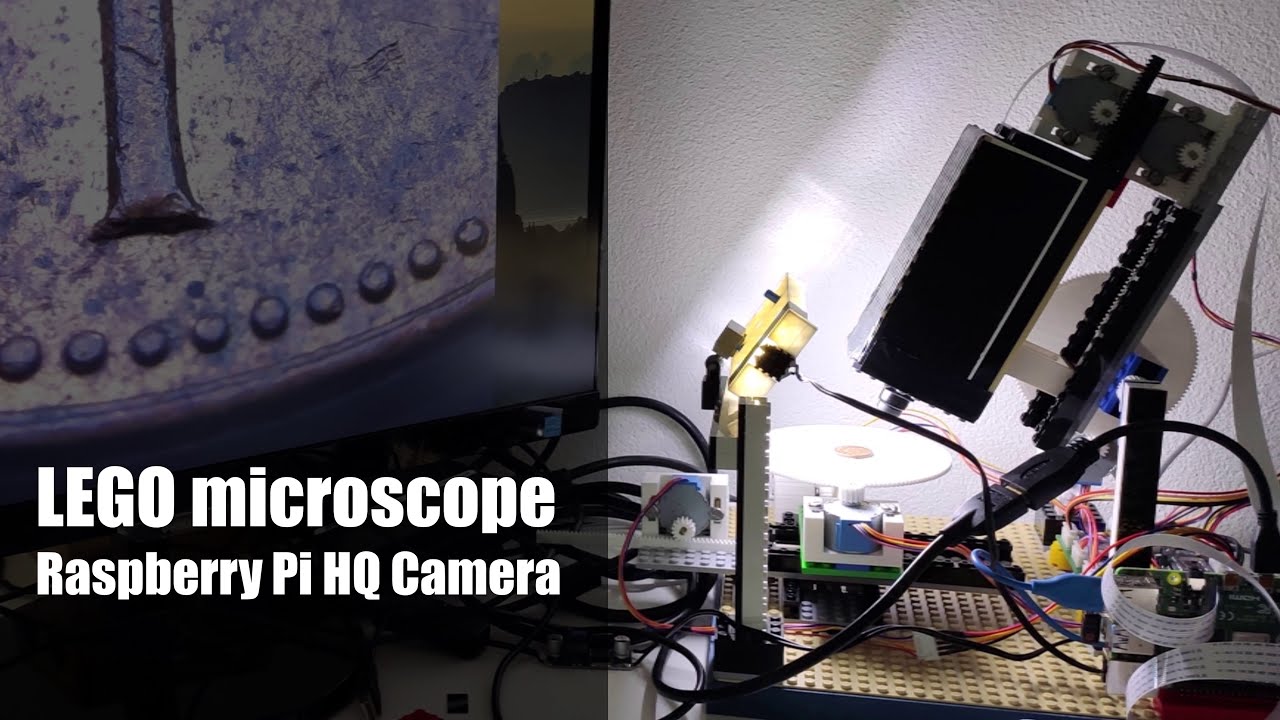 BUILD YOUR OWN MICROSCOPE | testing Raspberry Pi's new HQ camera - YouTube