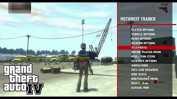 (GTA IV Xbox 360) Motions97 Mod Menu V3 With New Layout