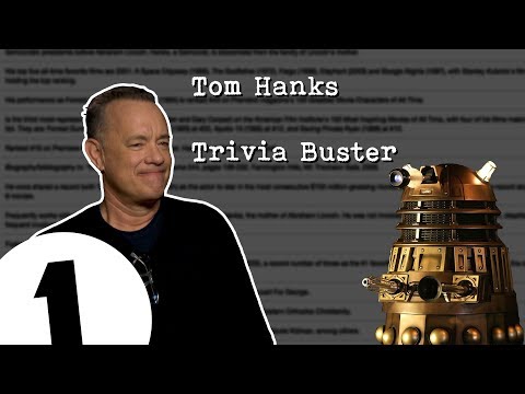 Tom Hanks does an impression of a Dalek from Doctor Who (yes, really).