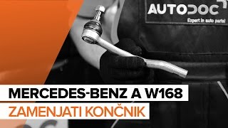 Vgradnja Konec jarmovega droga MERCEDES-BENZ A-CLASS (W168): brezplačne video