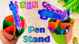 DIY Hexagonal Pen Stand| How to make Pen Stand with Paper |घर पर आसानी से पैन स्टैंड कैसे बनाएं|2020