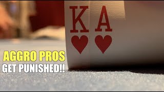 Aggressive Pros Get Punished For 3-Betting Me When I Have It Poker Vlog Ep 154