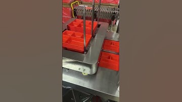 Meal tray rice dispensing machine
