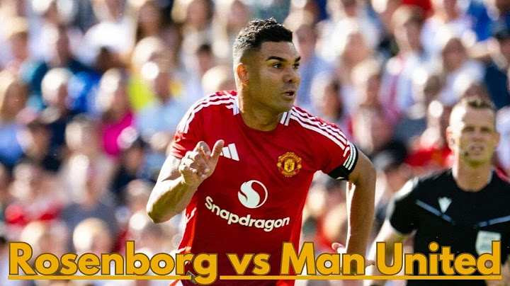 Rosenborg vs Man United
