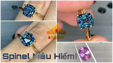 Green Spinel lửa bung hiếm đẹp giá chỉ vài triệu - IRUBY