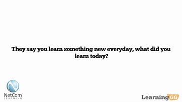 Learning Is... Everlasting | Les Calloway | Series 17 | LearningGG