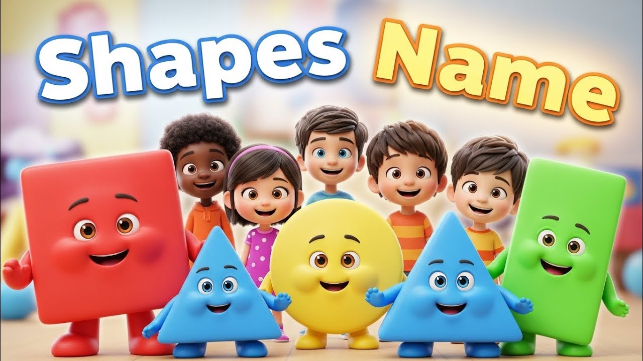 LEARN SHAPES NAME |kids content |kids learning | Shapes name 
