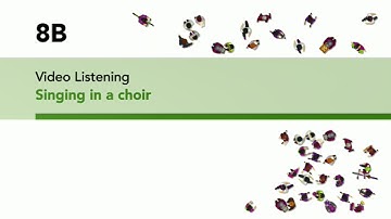 starter # 8B American English file 3rd | Singing in a choir
