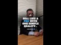 Sell like a PRO with one simple quality...