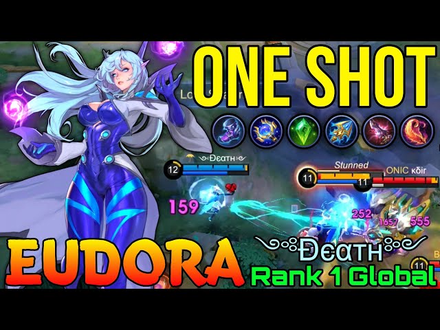 One Shot Ultimate Eudora Deadly Combo - Top 1 Global Eudora by ༺Ðєαтн༻ - Mobile Legends class=